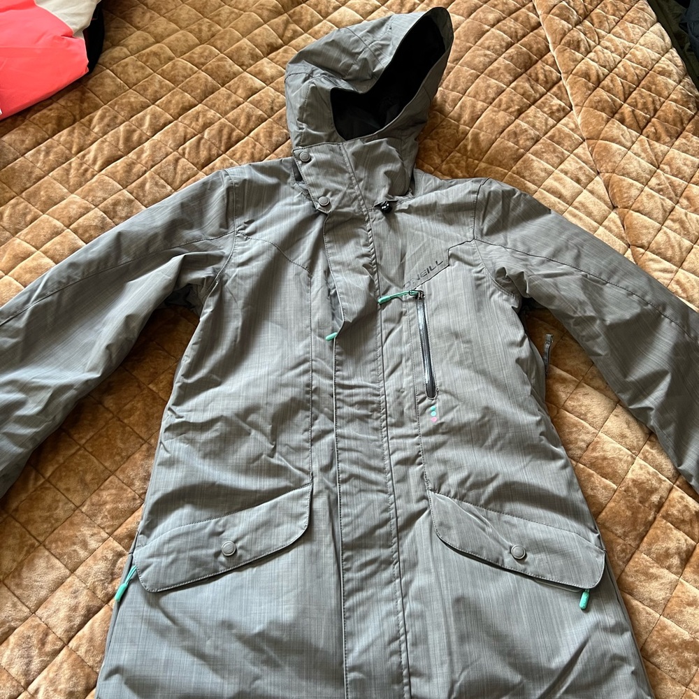Women's Gray Hooded Jacket